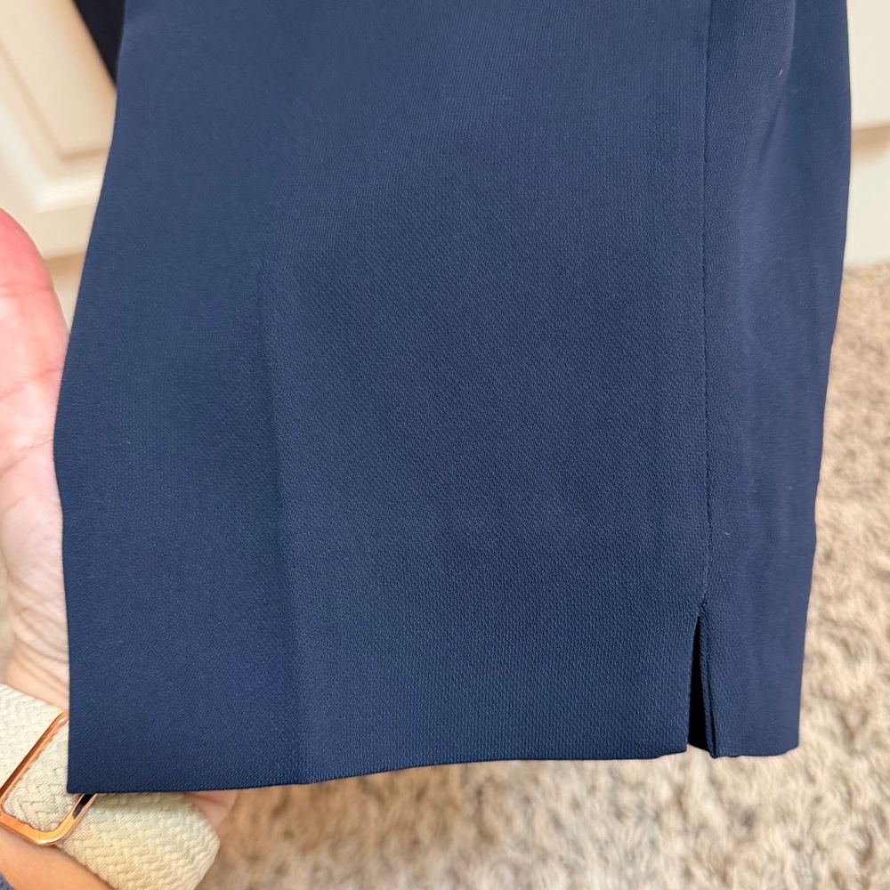 J. Crew Factory Jamie Pant with Elastic Waist Navy Blue Size 12 - Picture 8 of 14
